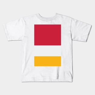 Liverpool Red White Yellow Tricolour Kids T-Shirt